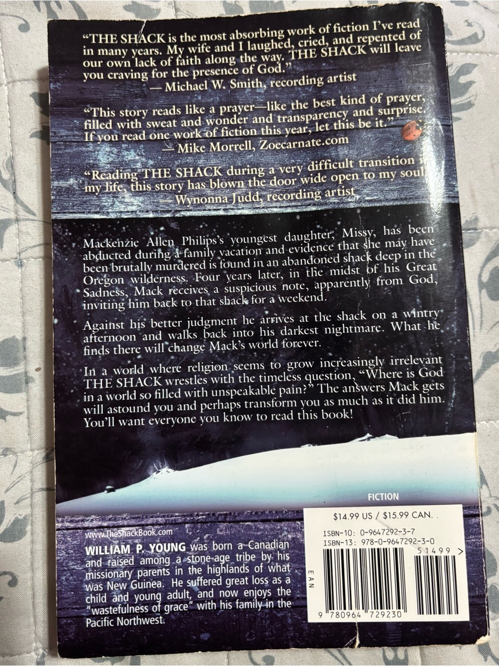 The Shack Paperback Book - Picture 2 of 2